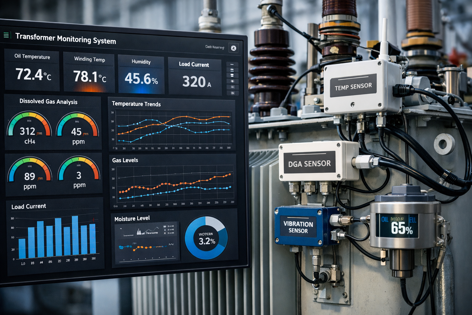 Transformer Monitoring Dashboard