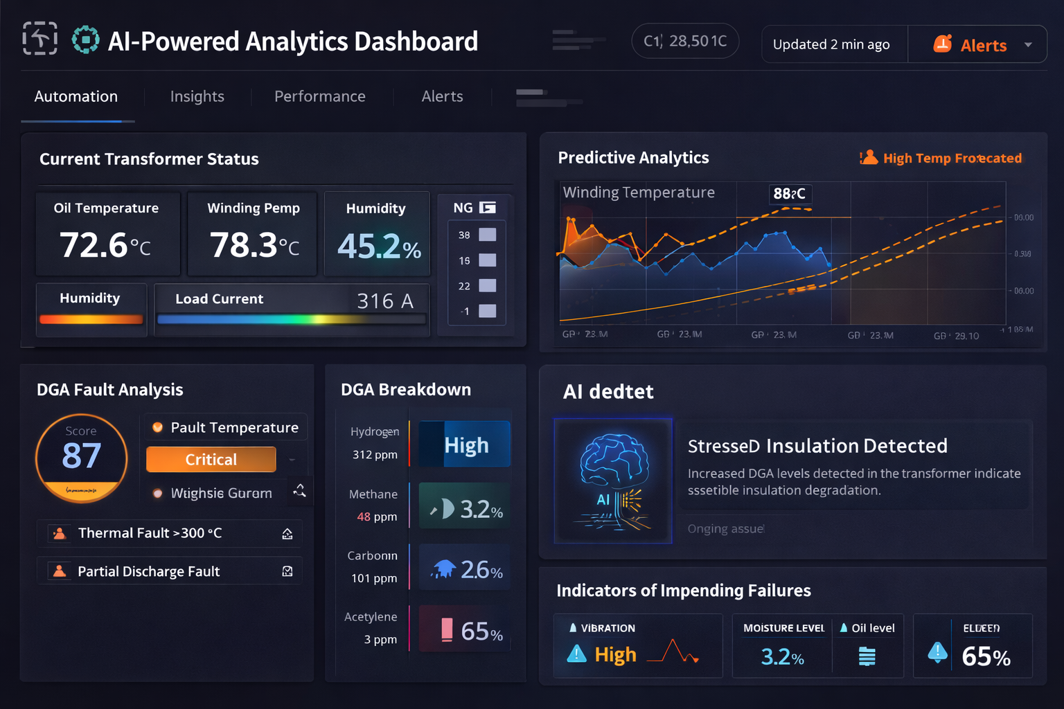 Transformer Dashboard
