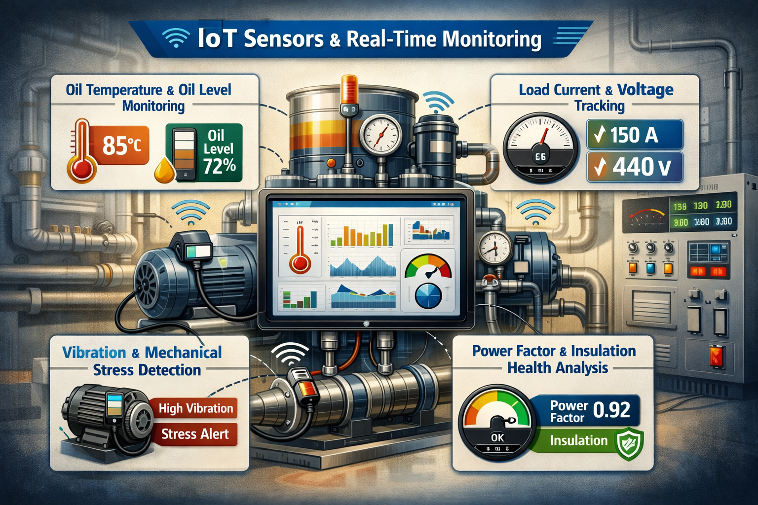 IoT Sensors on Transformer